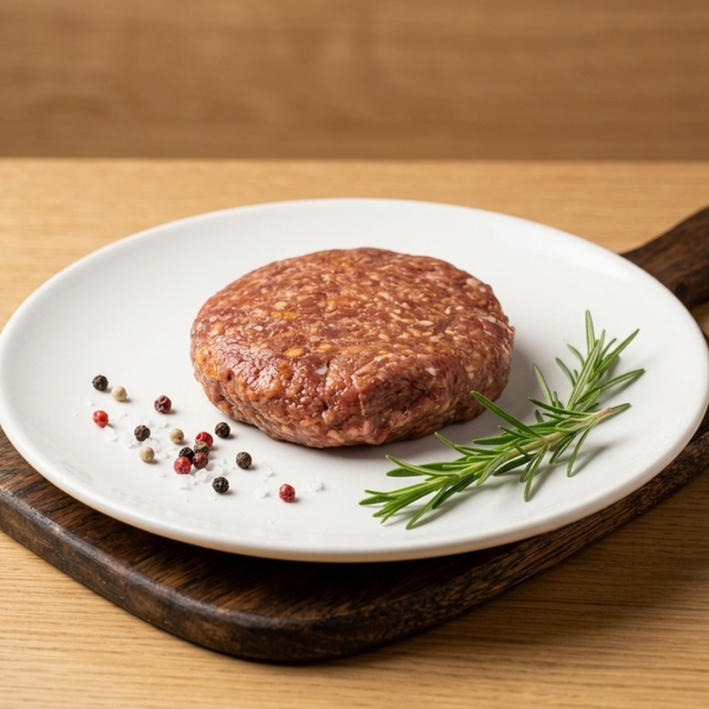 Runder Hamburger
