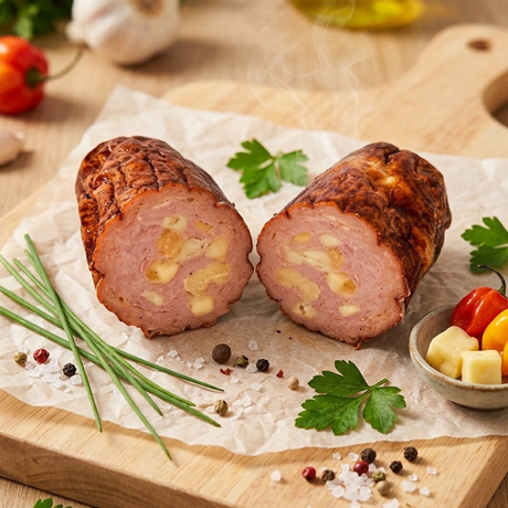 Kipgrillworst met kaas